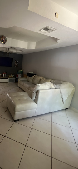 L shaped couch