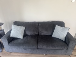 Charcoal gray sleeper sofa